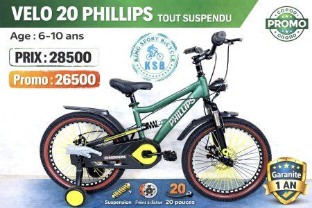 VELO 20 PHILLPS TOUT SUSPNDU